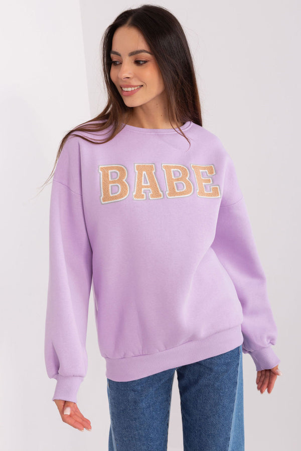 T-shirt femme Factory Price Sweatshirt Sweatshirt — violet