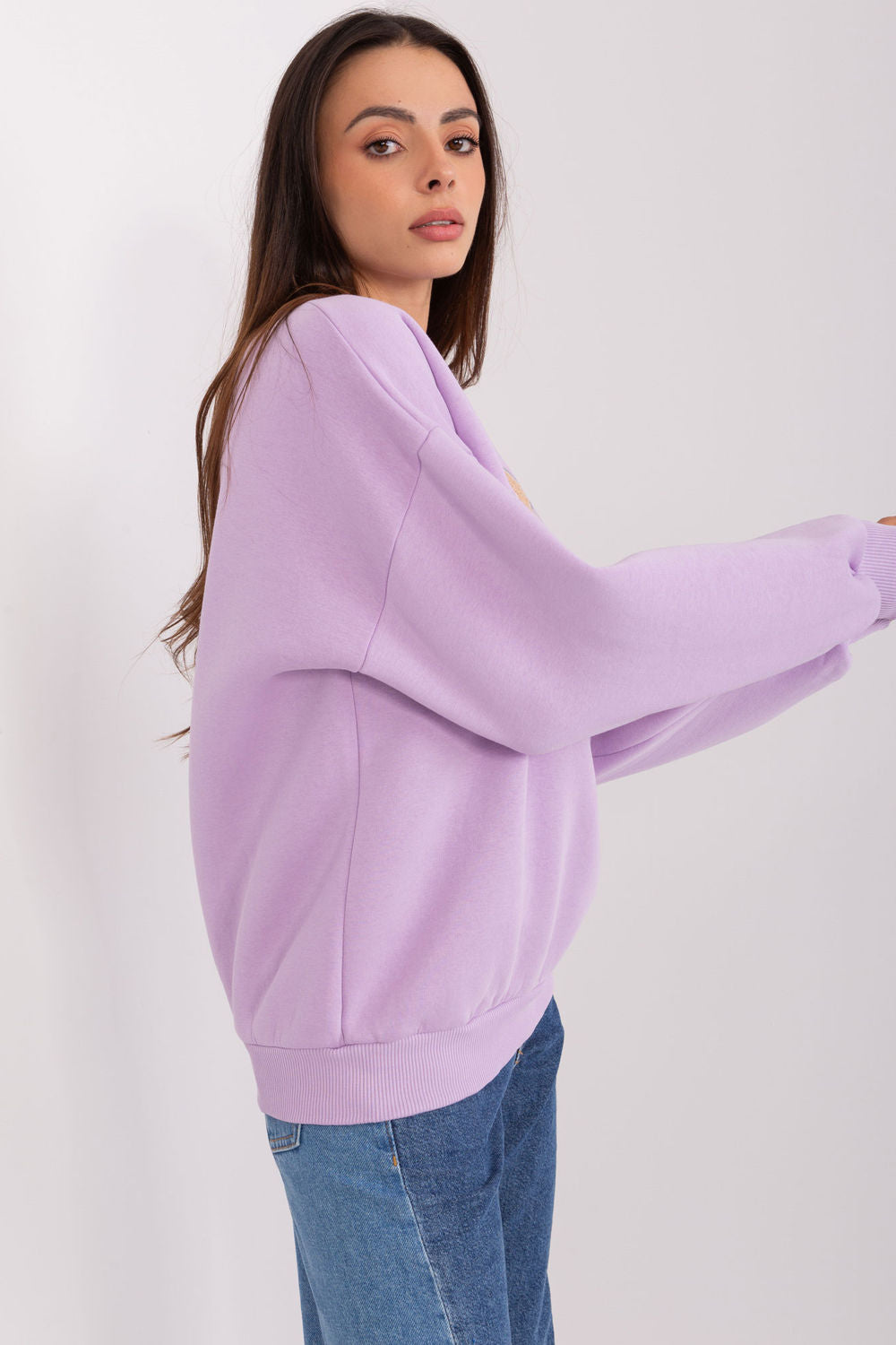 T-shirt femme Factory Price Sweatshirt Sweatshirt — violet
