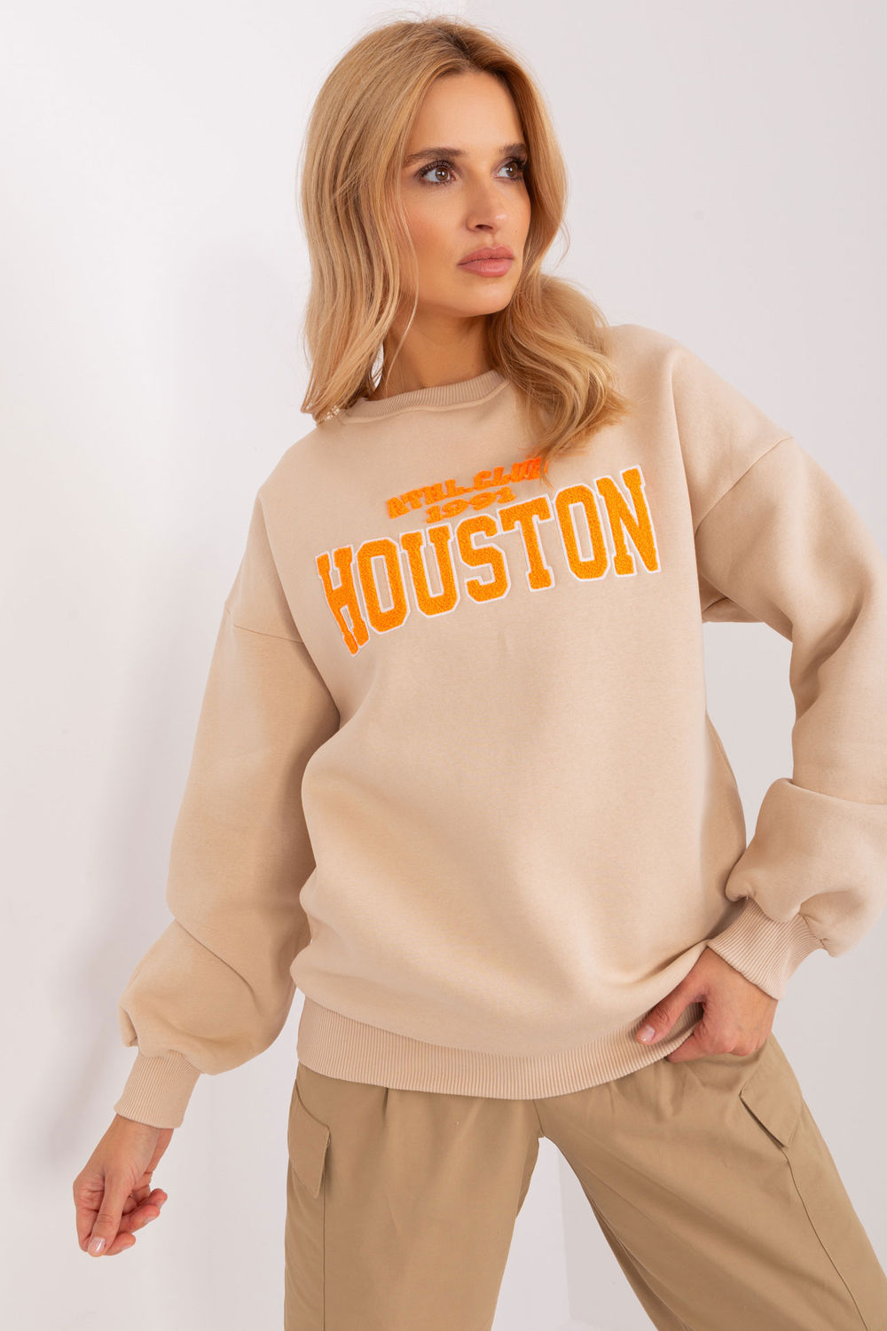 T-shirt femme Factory Price Sweatshirt Sweatshirt — beige