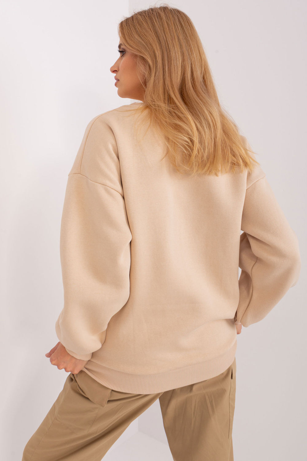 T-shirt femme Factory Price Sweatshirt Sweatshirt — beige