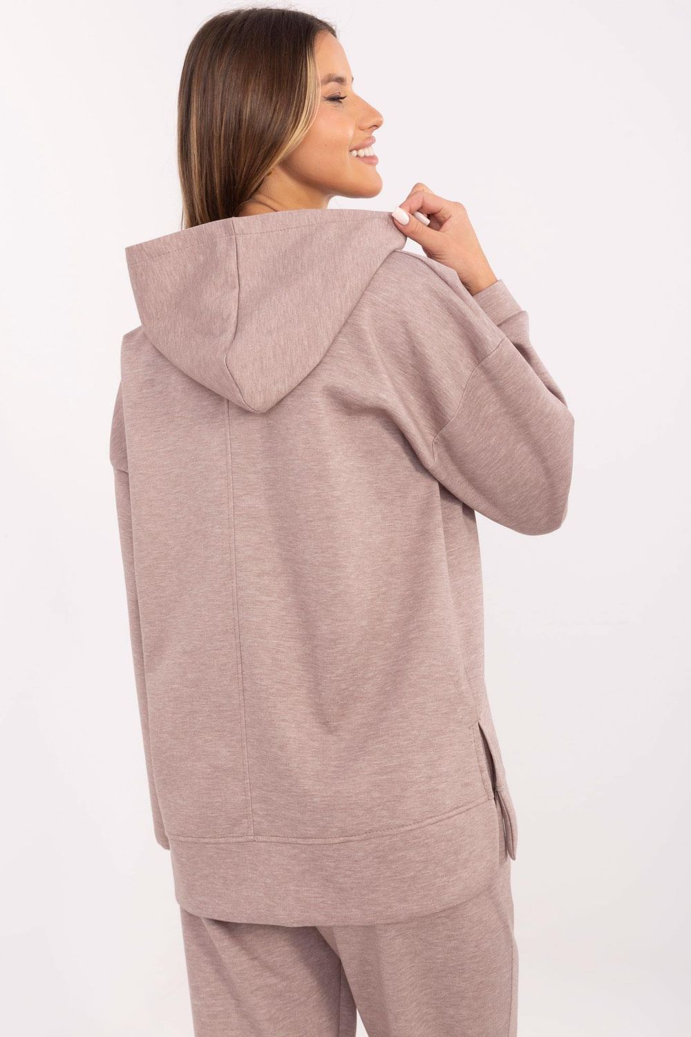 T-shirt femme Italy Moda Sweatshirt Sweatshirt — beige