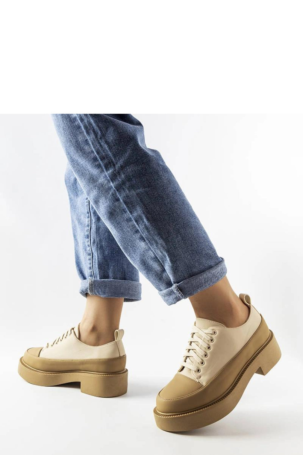 Bottes femme Solea Chaussures Basses Chaussures — beige