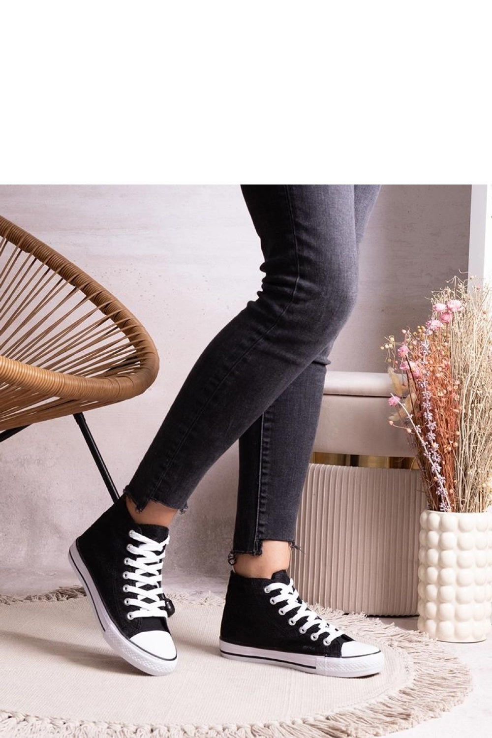 Baskets femme Solea — noir