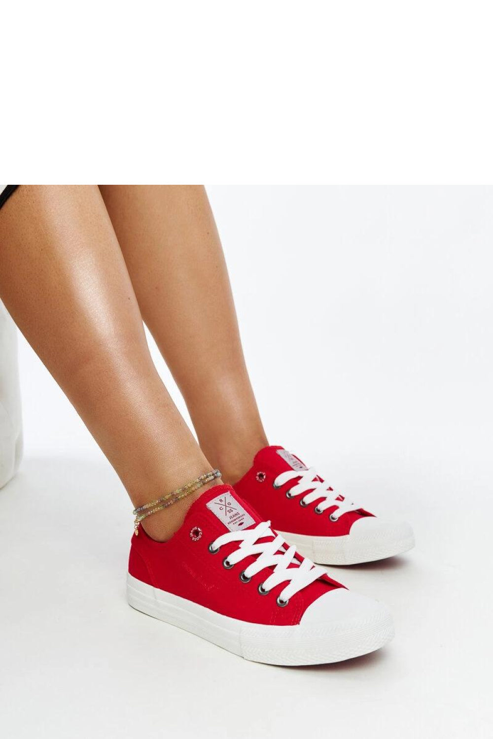 Baskets femme Solea — rouge