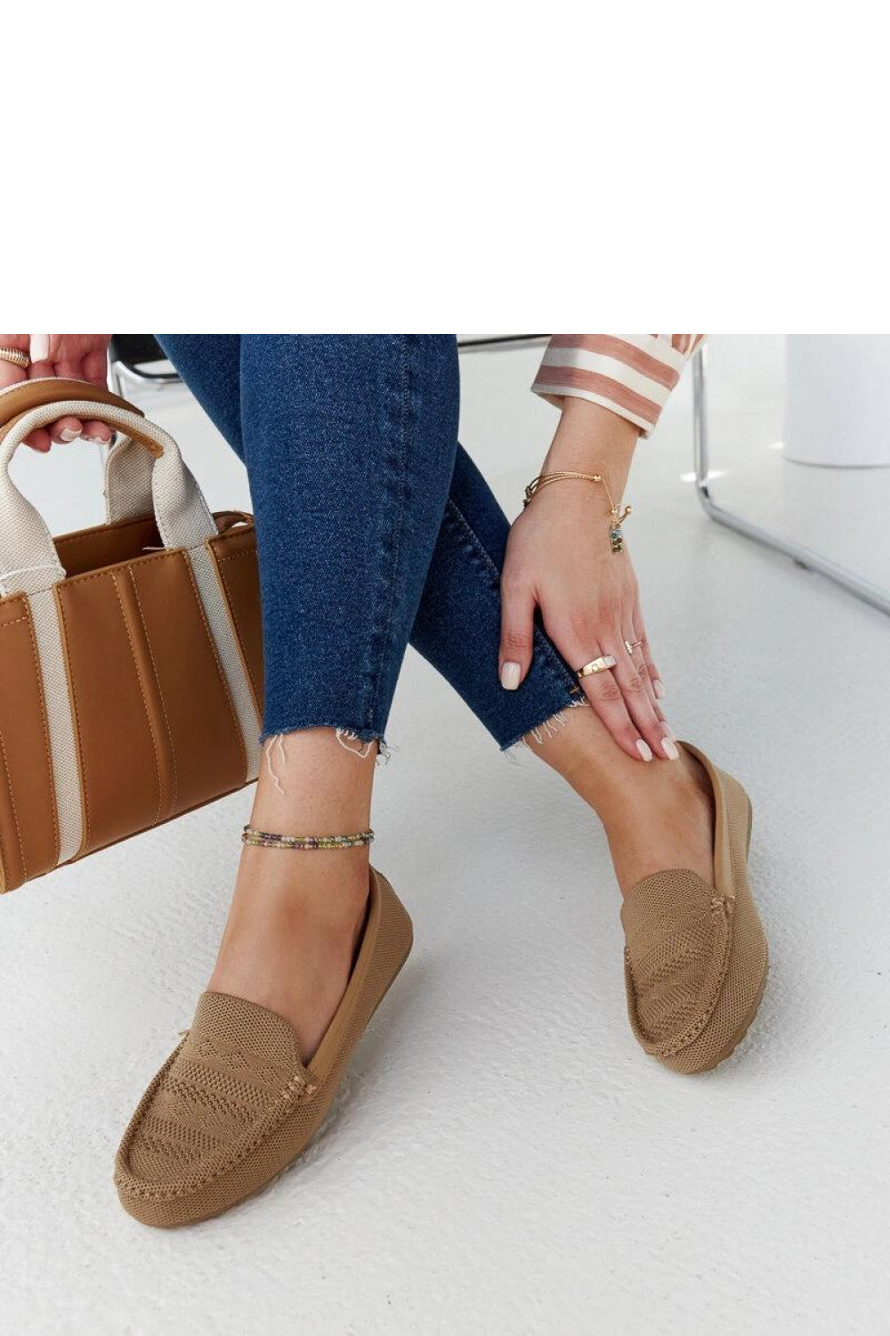Moccasins femme Solea — brun