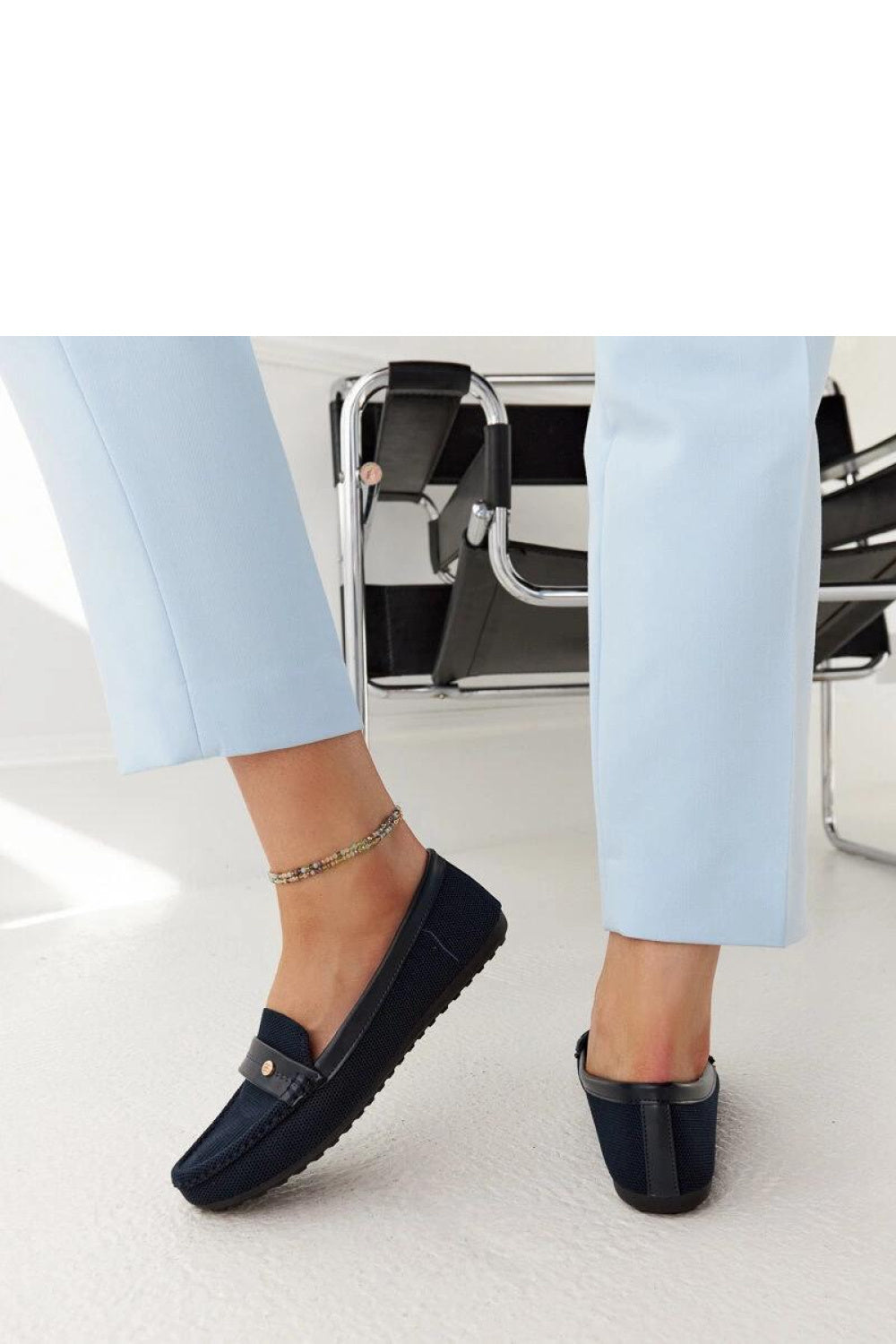 Moccasins femme Solea — bleu