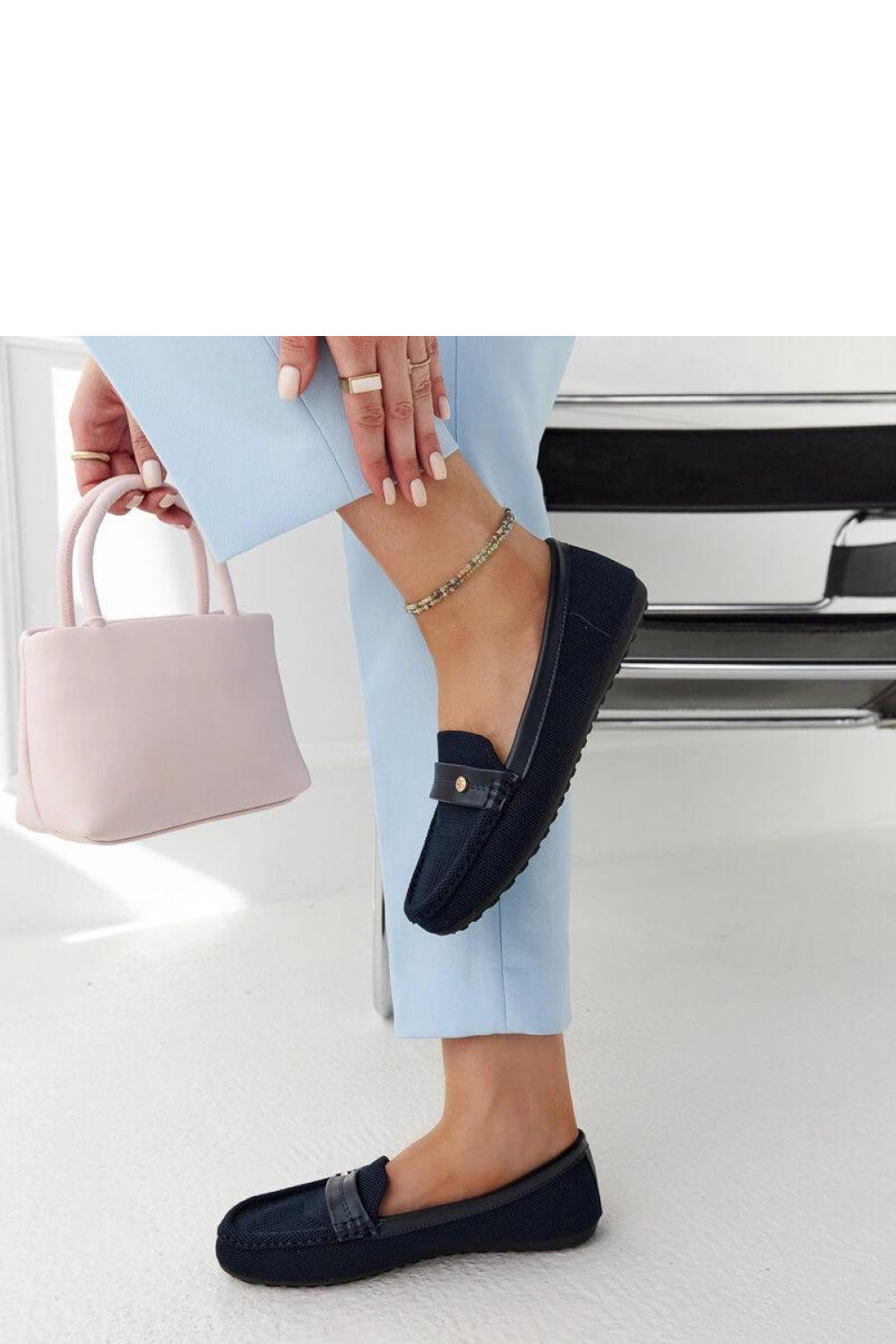 Moccasins femme Solea — bleu