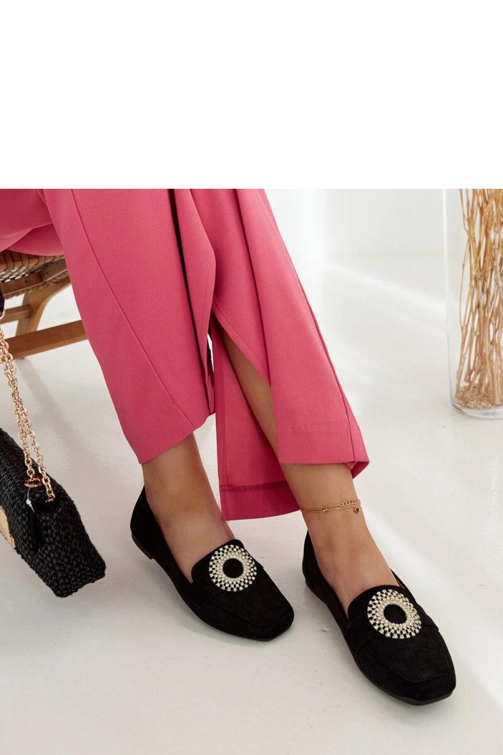 Moccasins femme Solea — noir