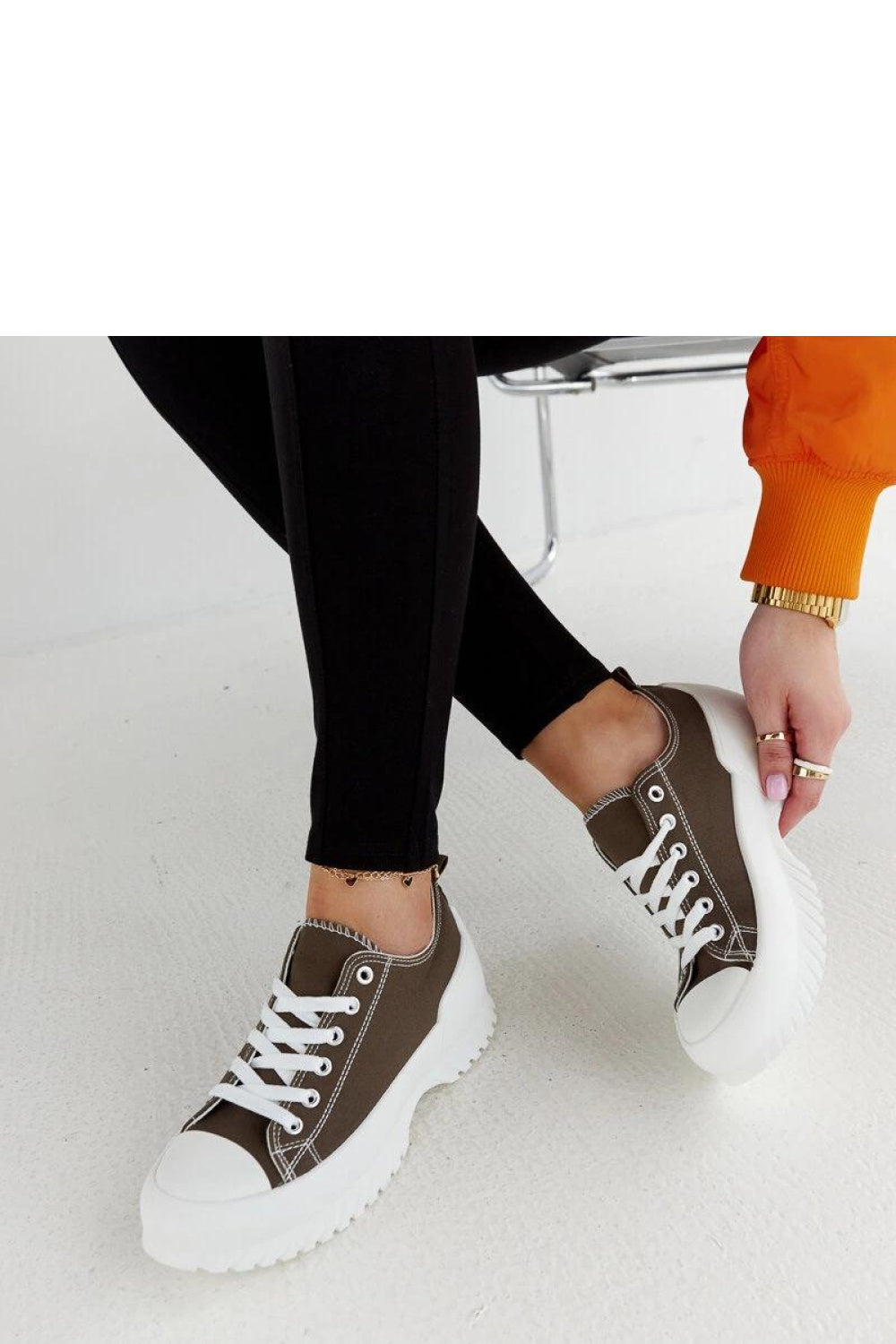 Baskets femme Solea — vert