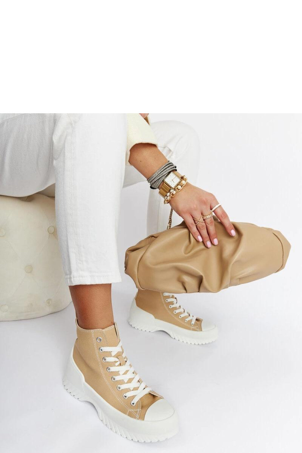 Baskets femme Solea — beige