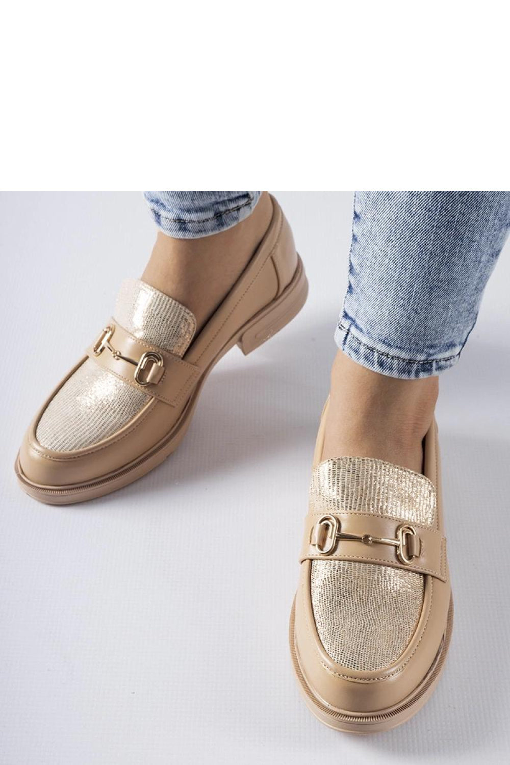 Moccasins femme Solea — beige