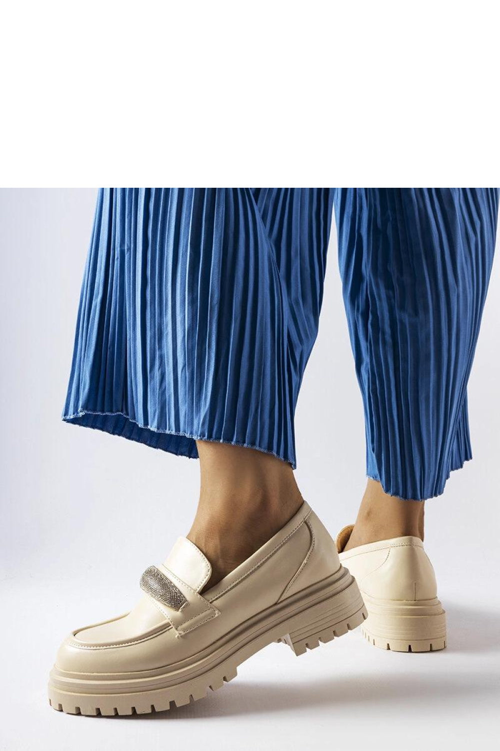 Moccasins femme Solea — beige