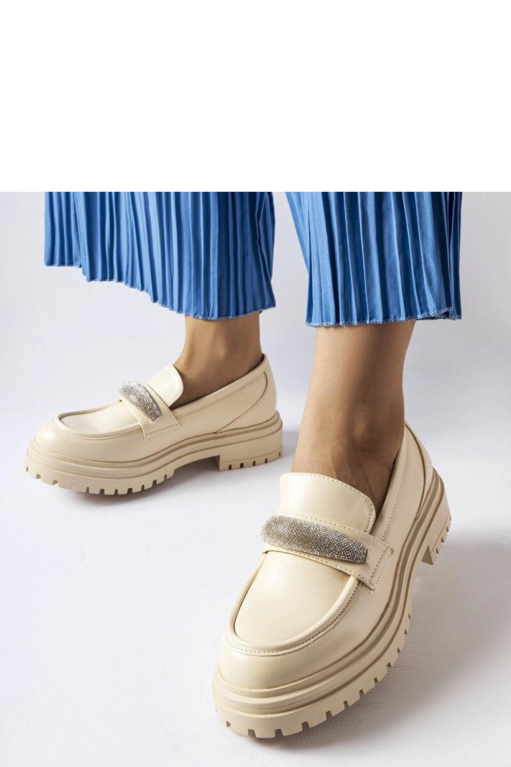 Moccasins femme Solea — beige