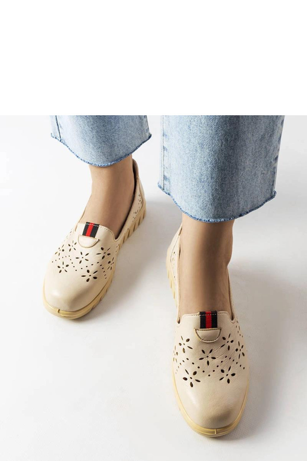 Moccasins femme Solea — beige