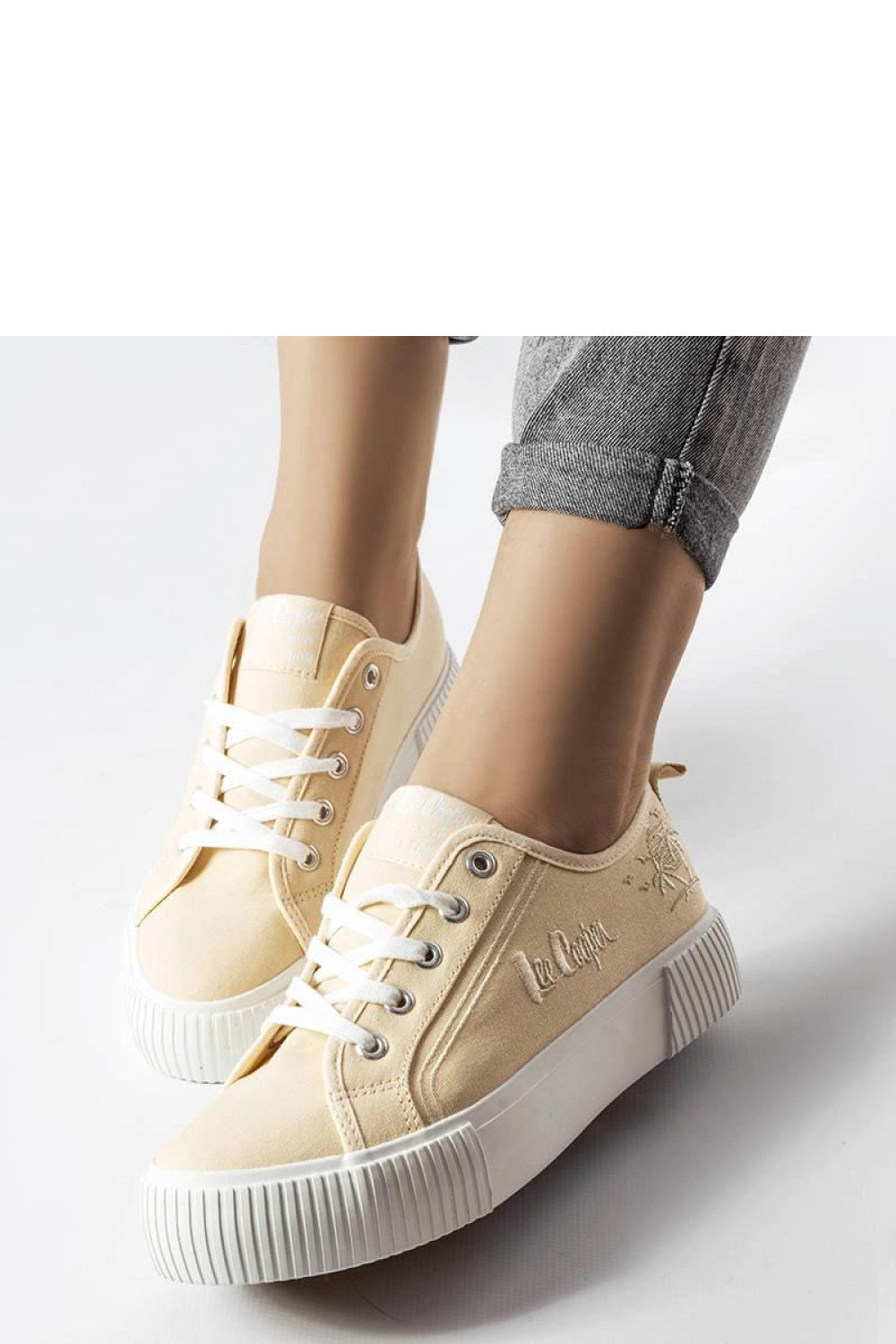 Baskets femme Solea — beige