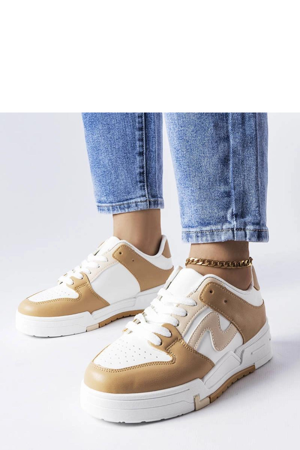 Baskets femme Solea — brun