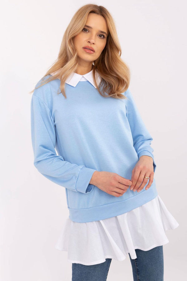 Blouse femme Italy Moda Chemisier Chemisier — bleu
