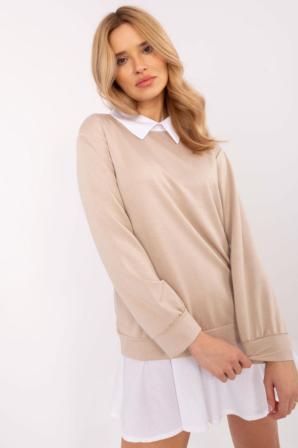 Blouse femme Italy Moda Chemisier Chemisier — beige