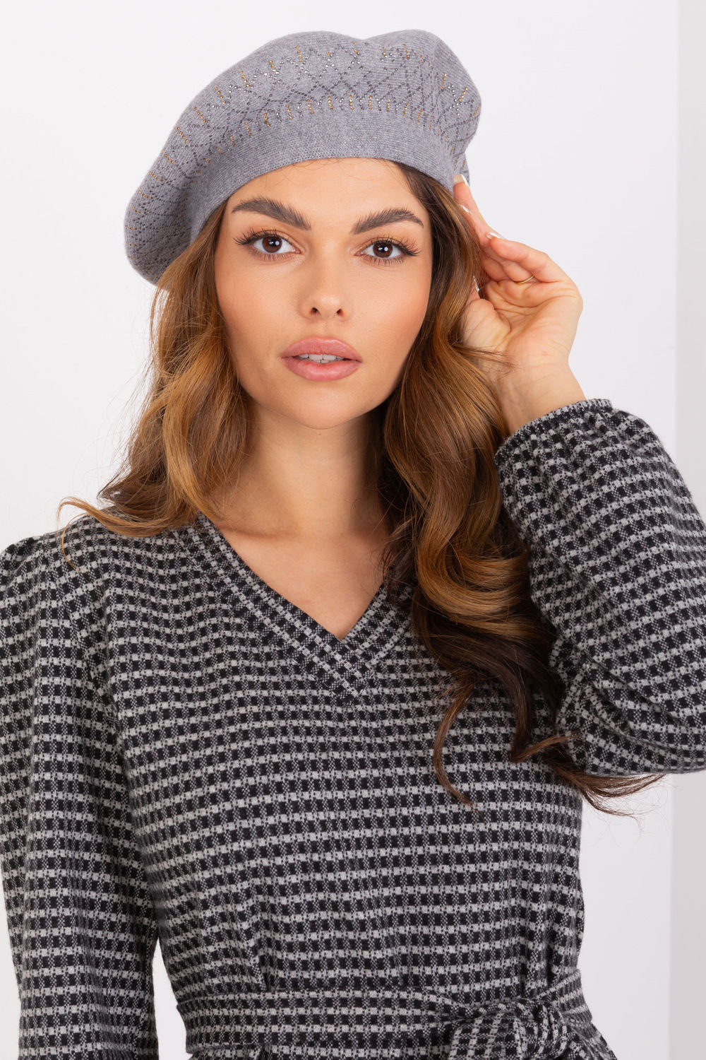 Béret femme AT — gris