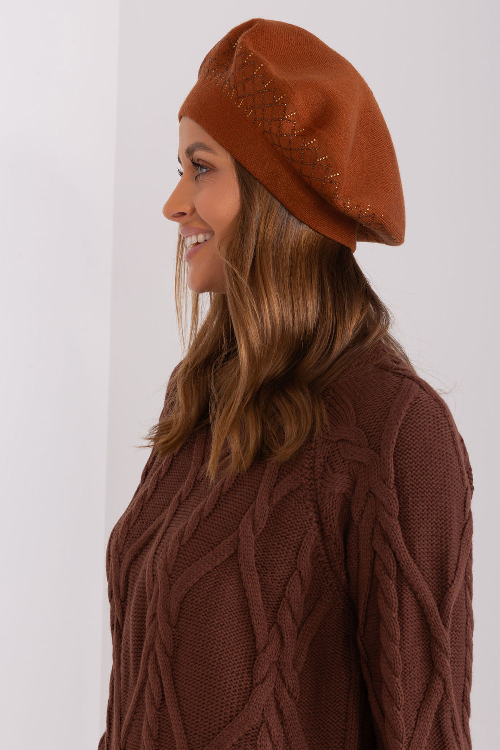 Béret femme AT — brun