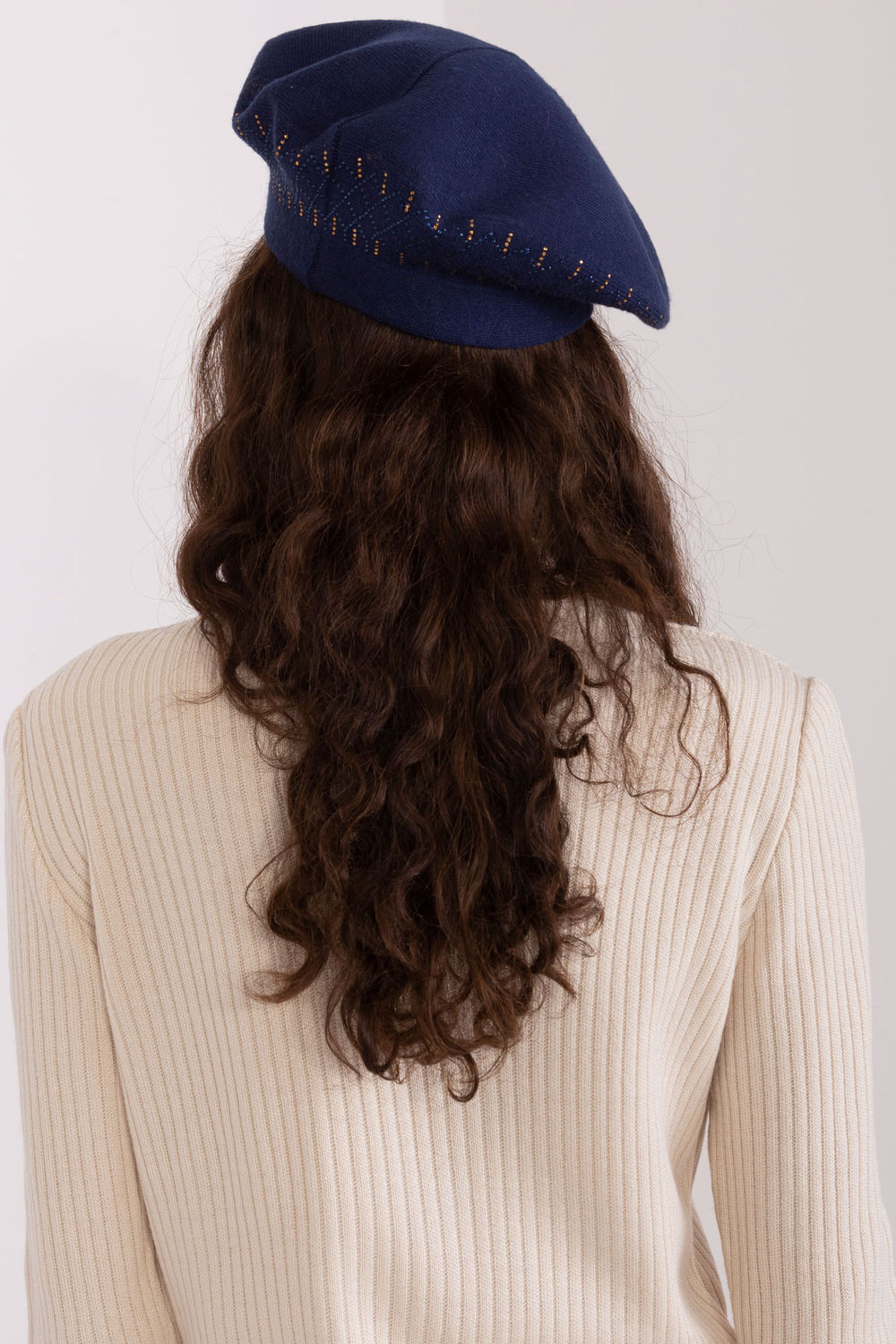 Béret femme AT — bleu marine