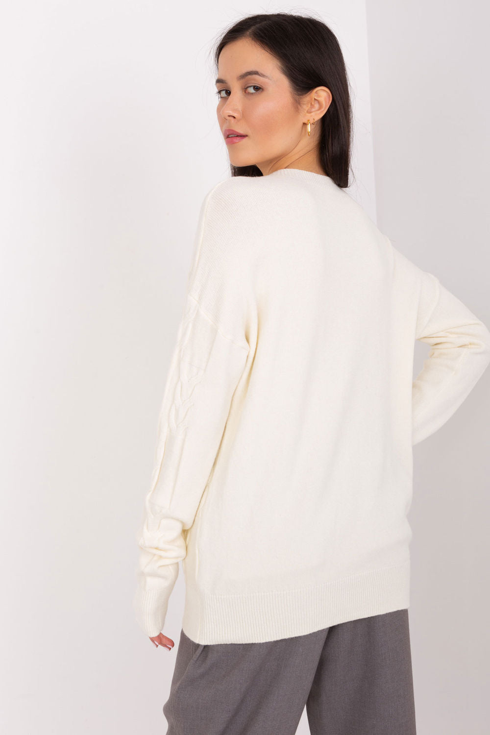 Pull femme AT Chandail Chandail — beige