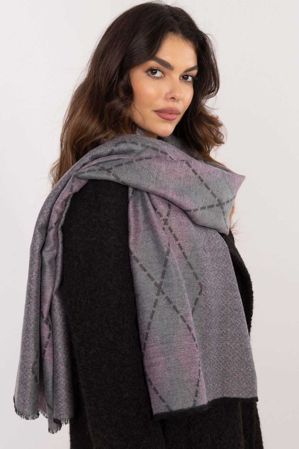 Foulard femme AT — gris