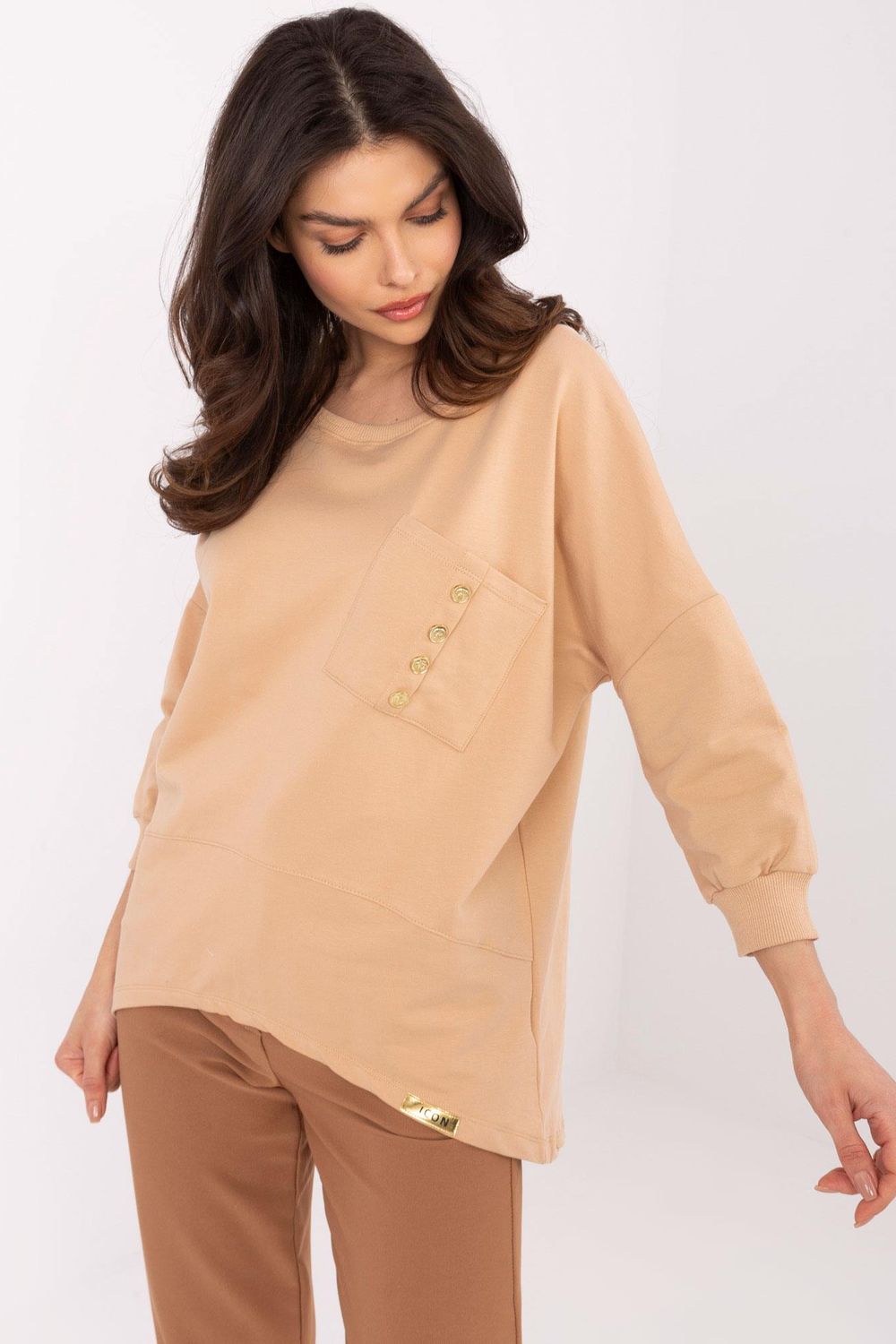 Blouse femme Factory Price Chemisier Chemisier — brun