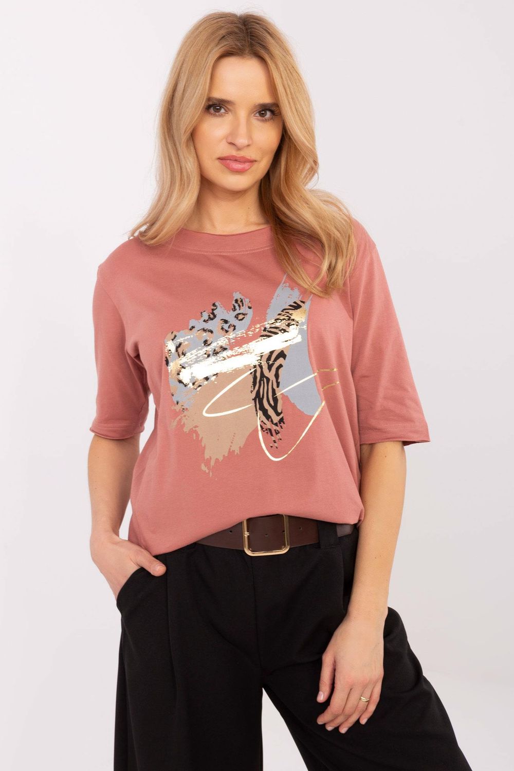 Blouse femme Factory Price Chemisier Chemisier — rosé