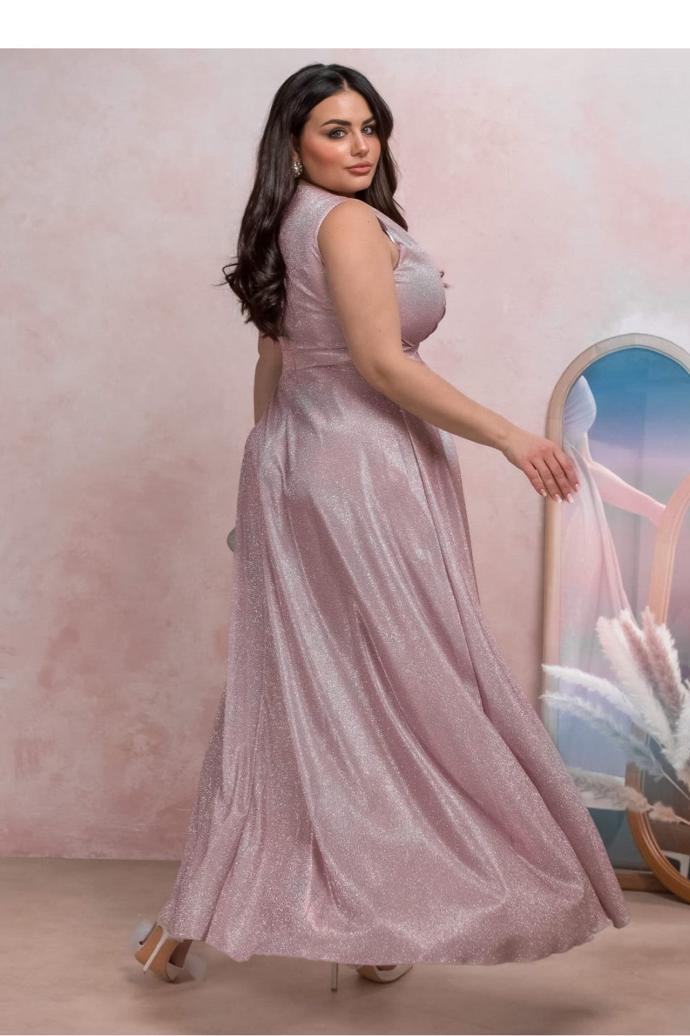Robe femme With You Plus Size Plus — rosé