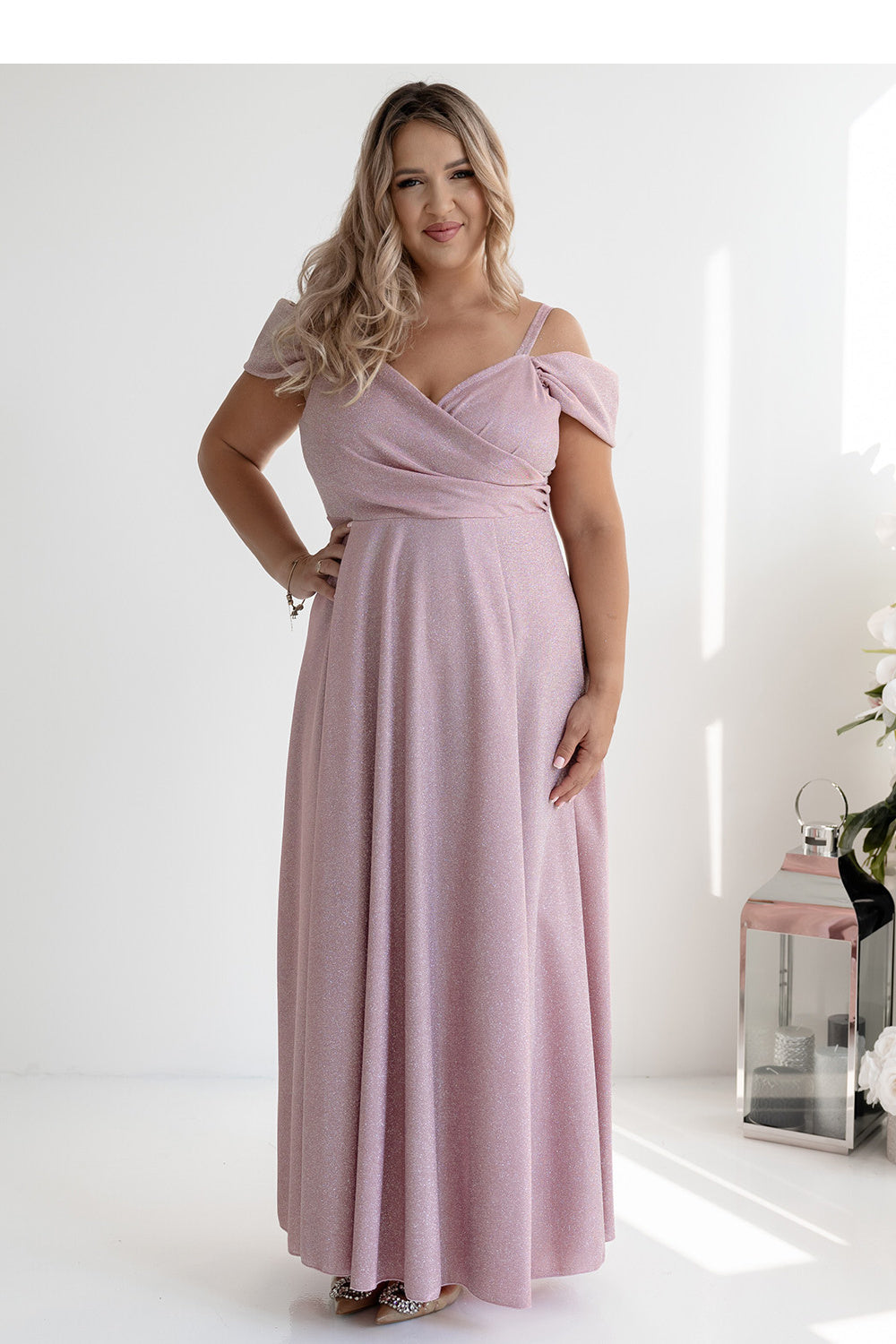 Robe femme With You Longue Longue — rosé