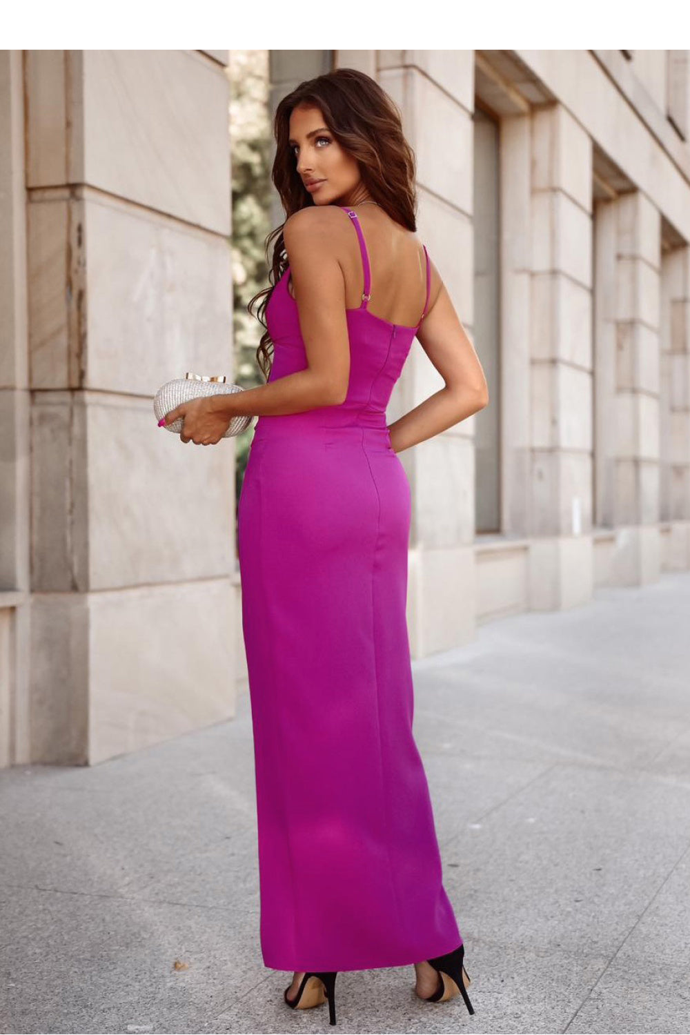 Robe femme With You Longue Longue — rosé