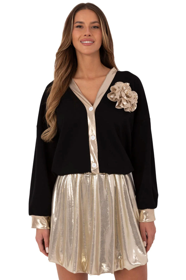 Jupe femme Italy Moda Courte Courte — jaune