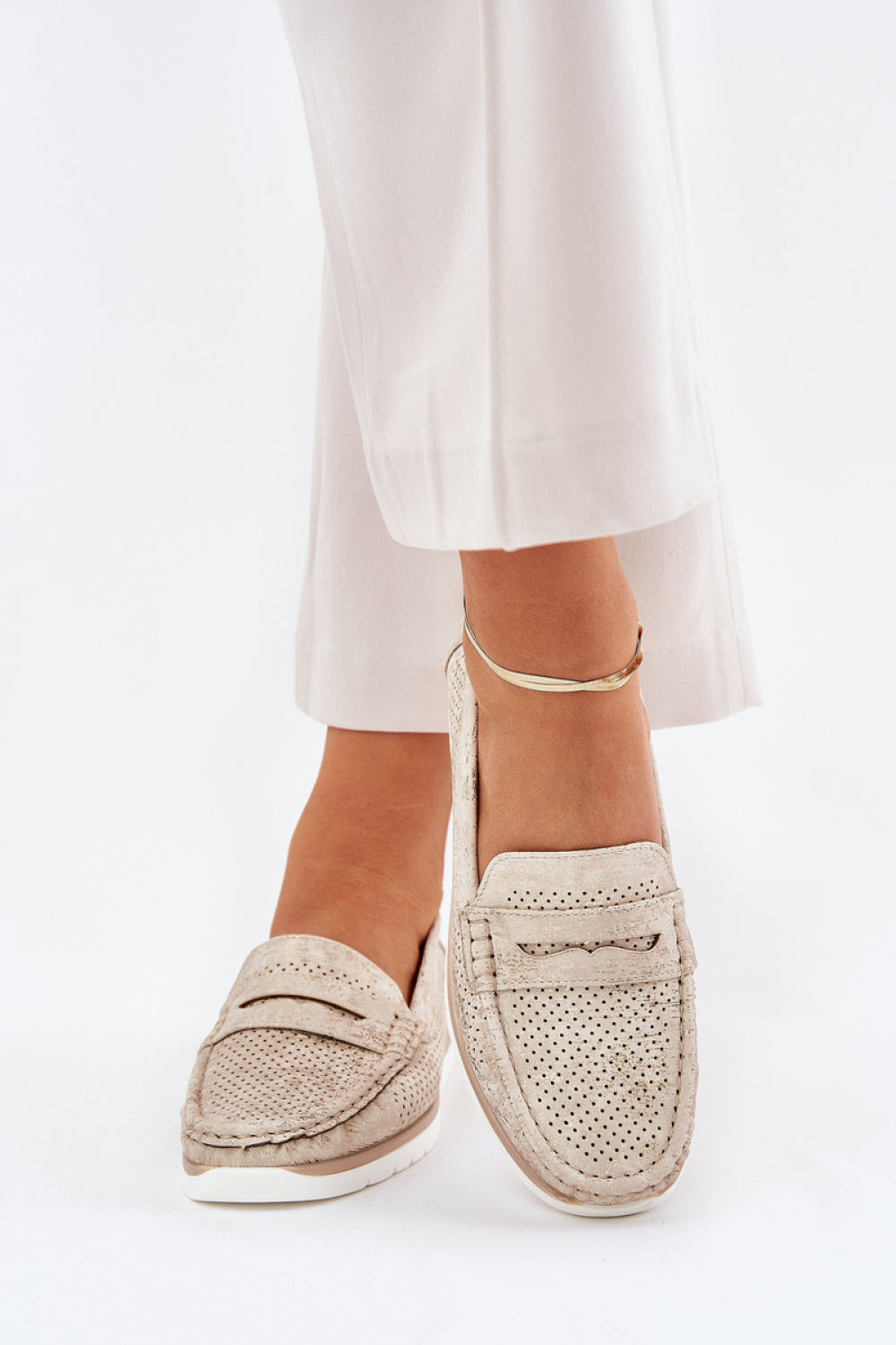Moccasins femme Step in style — gris