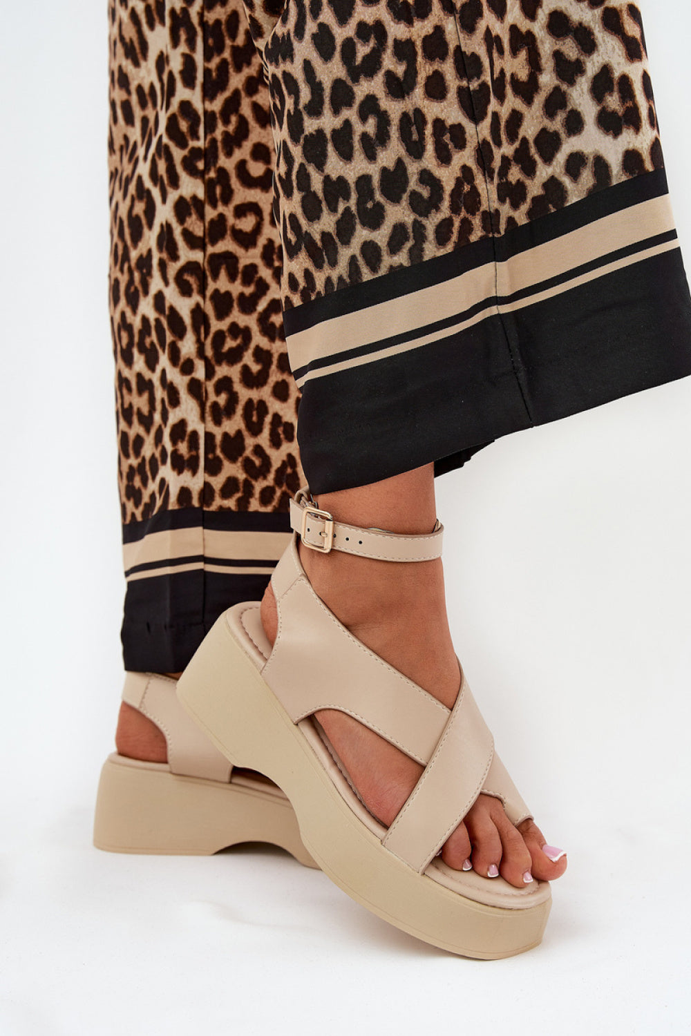 Sandales femme Step in style À Plateforme À — beige