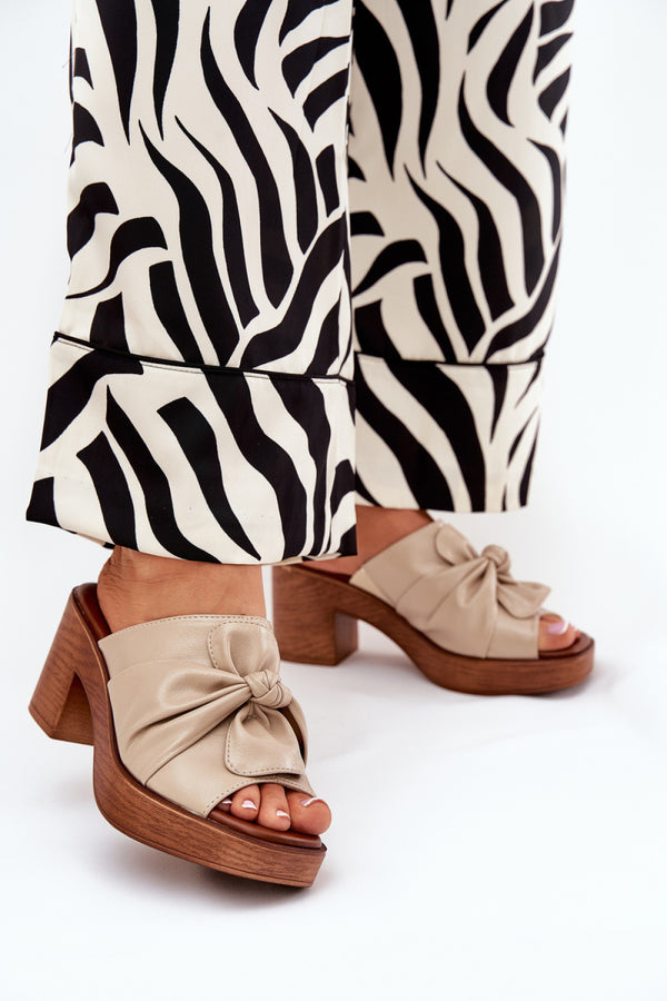 Sandales femme Step in style Des Mules À — beige