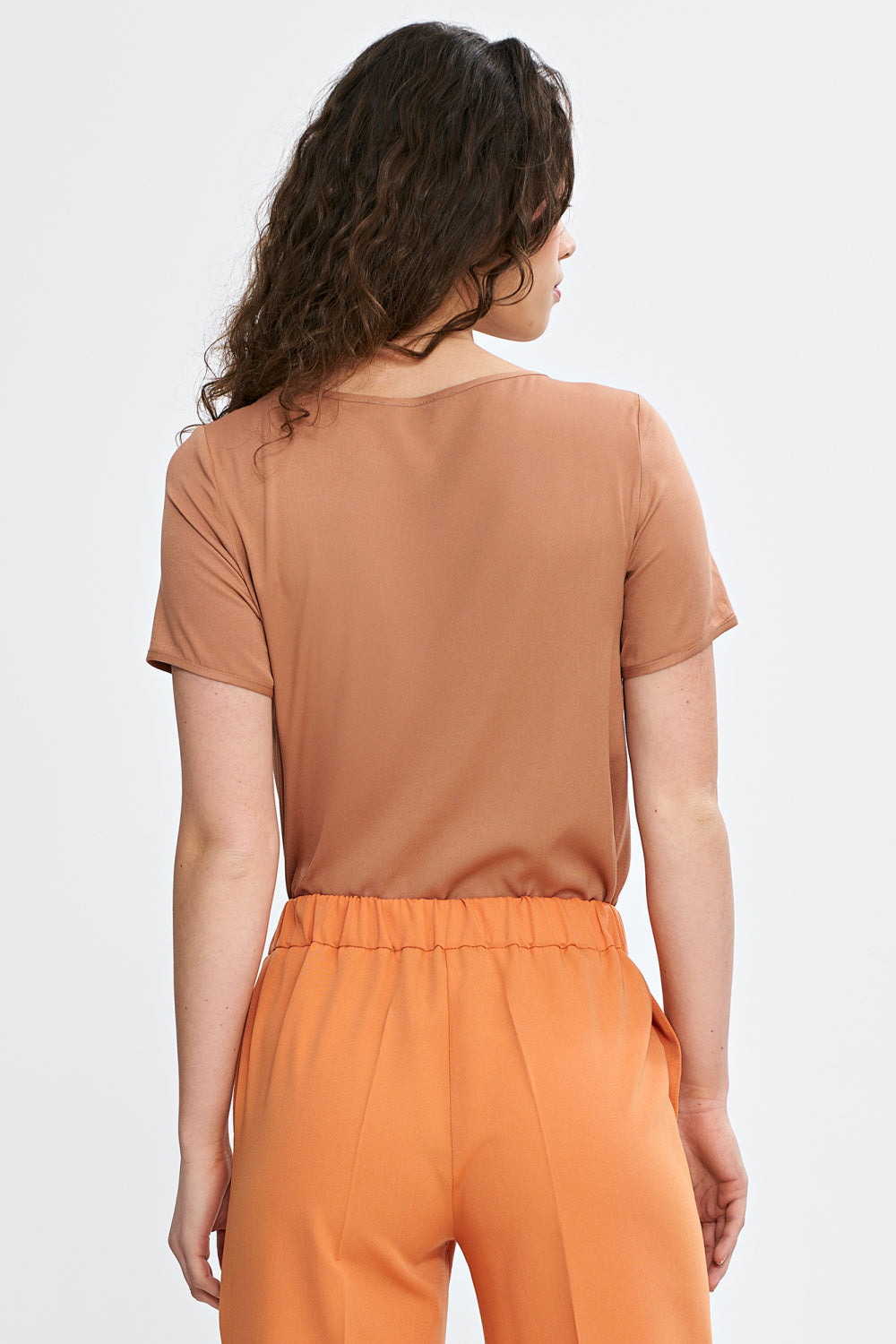 Blouse femme Nife Chemisier Chemisier — brun