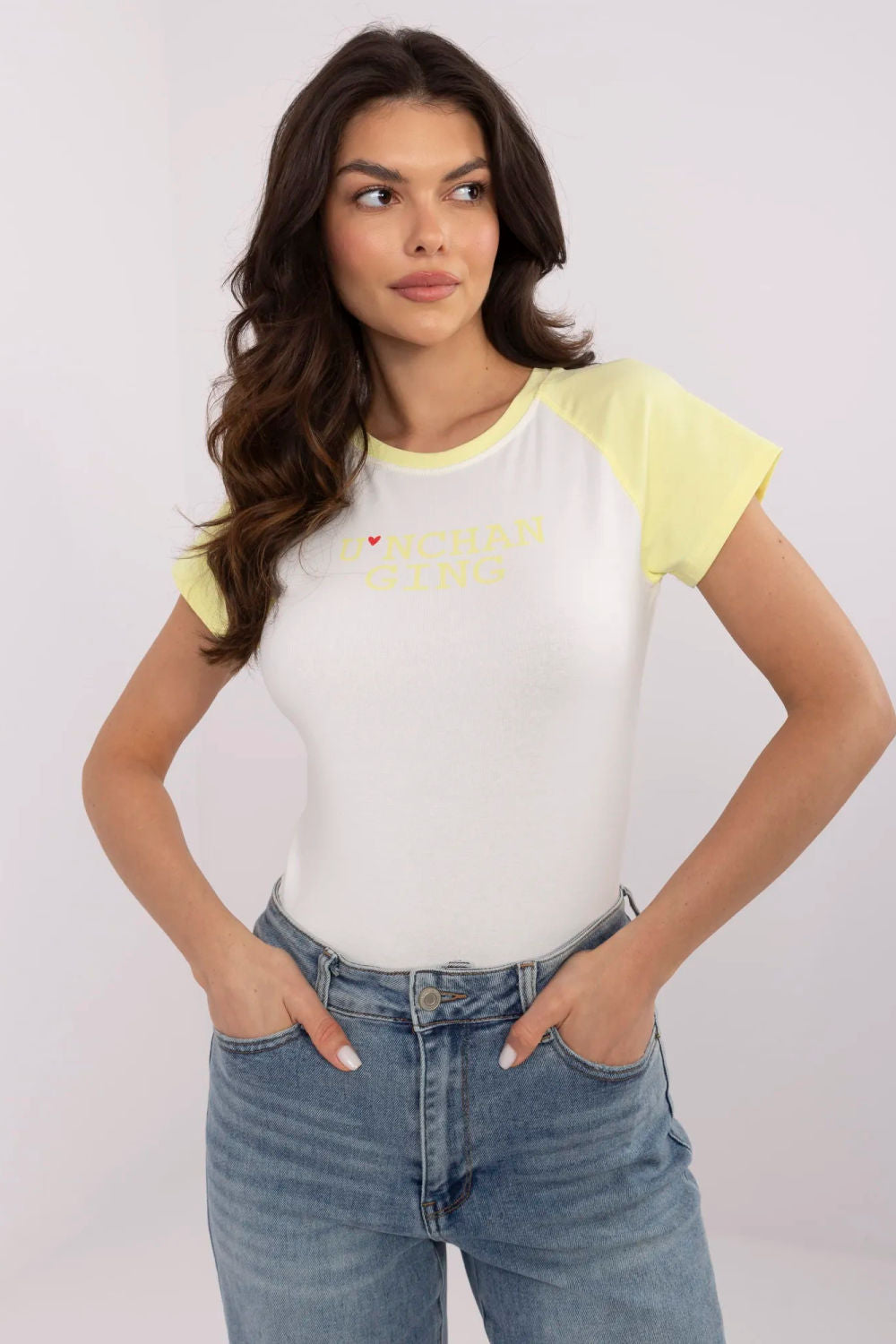 Blouse femme NM T Shirt T — jaune