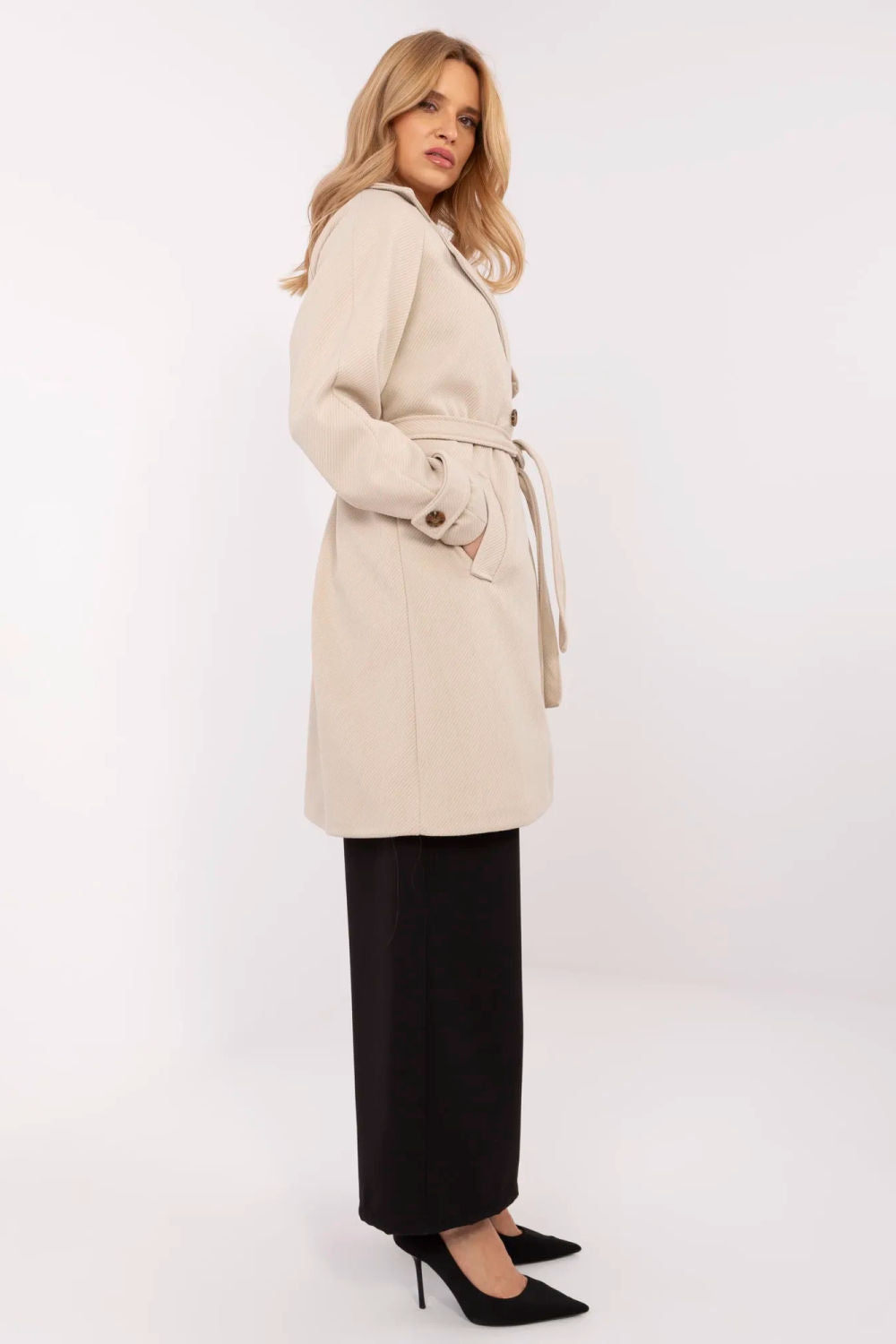 Manteau femme Och Bella — beige
