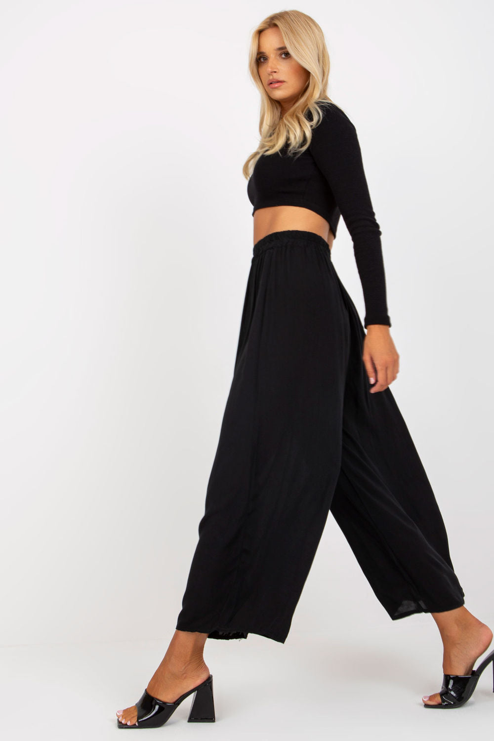 Chaussures à talons femme Och Bella Pantalon Pantalon — noir