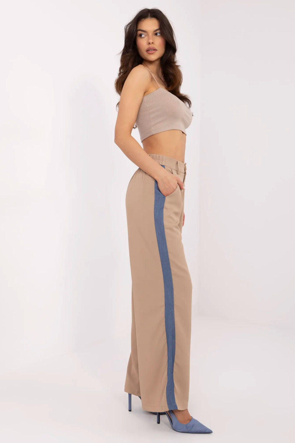Chaussures à talons femme NM Pantalon Pantalon — brun