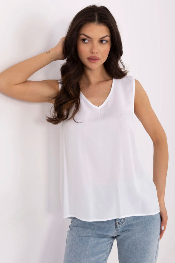 Blouse femme Sublevel Chemisier Chemisier — blanc