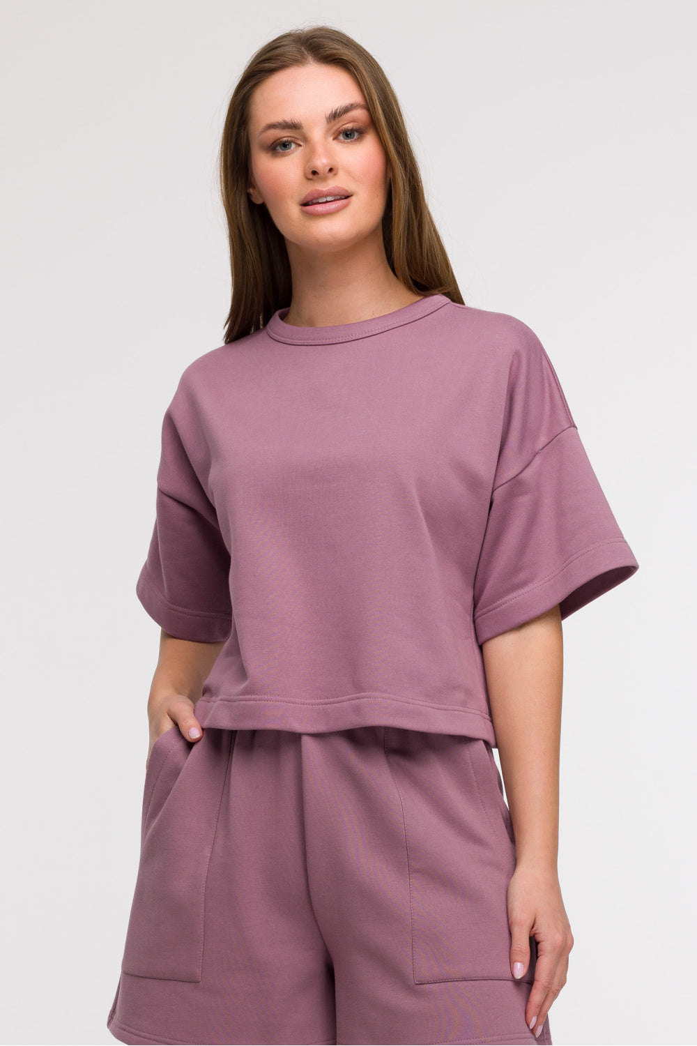 T-shirt femme BeWear Sweatshirt Sweatshirt — violet