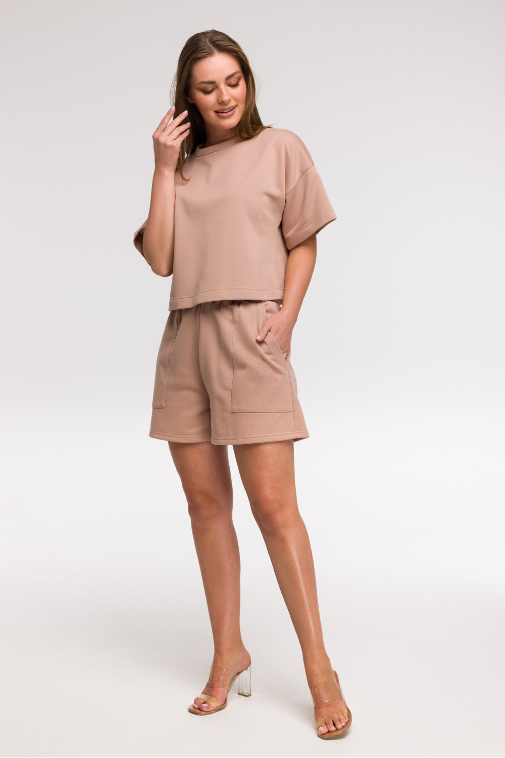 T-shirt femme BeWear Sweatshirt Sweatshirt — beige