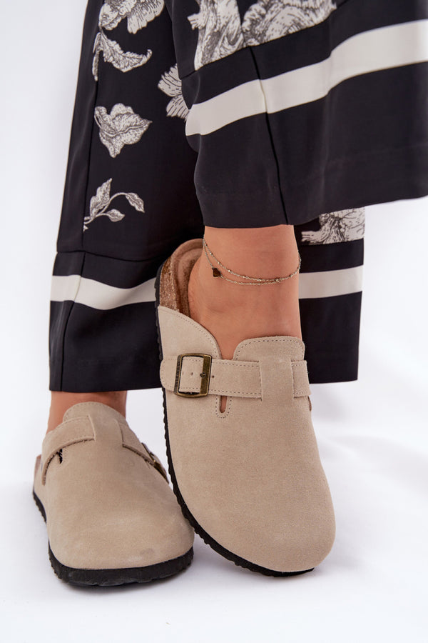 Sandales femme Step in style Clacquettes Clacquettes — beige