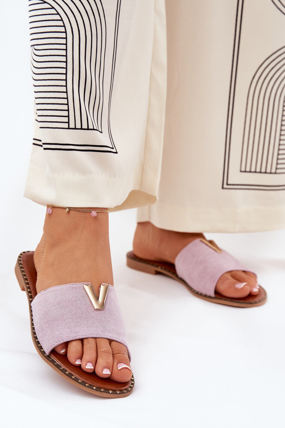 Sandales femme Step in style Clacquettes Clacquettes — violet