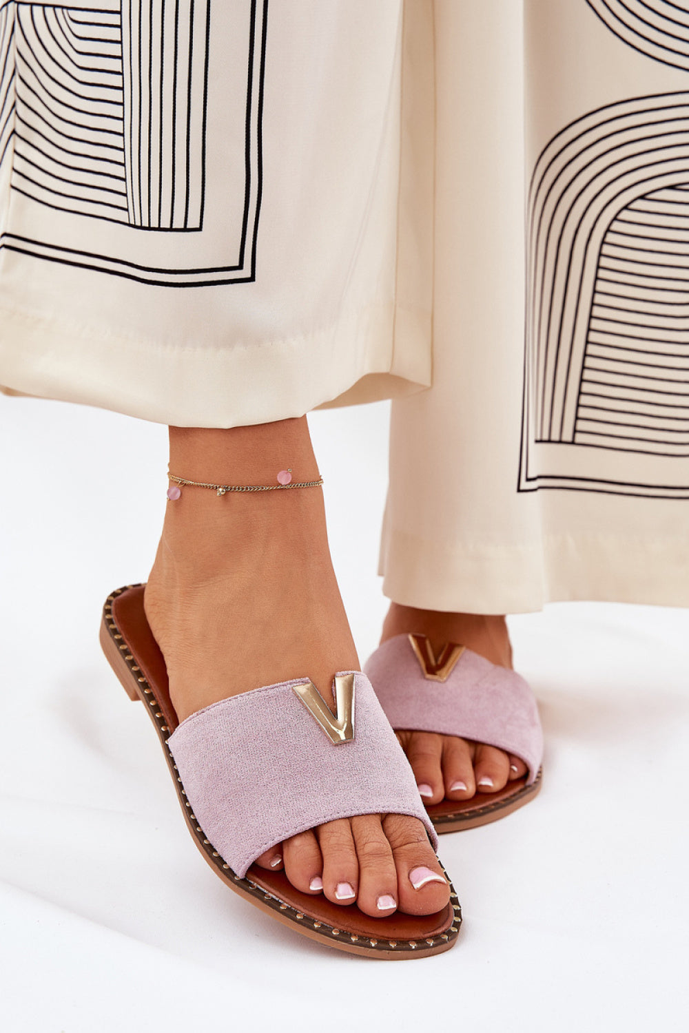 Sandales femme Step in style Clacquettes Clacquettes — violet