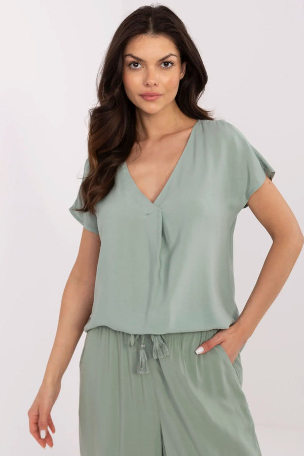Blouse femme Sublevel Chemisier Chemisier — vert