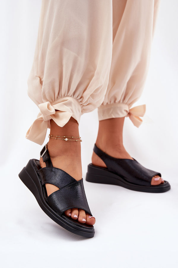 Sandales femme Step in style Cothurnes Cothurnes — noir