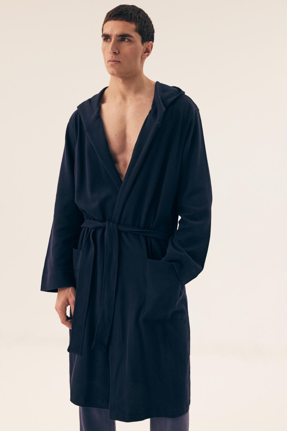 Robe homme Henderson Peignoir Peignoir — bleu marine
